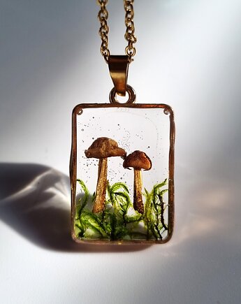 Naszyjnik z grzybkami