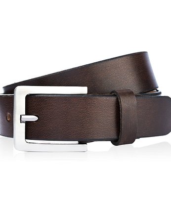 PASEK MĘSKI BRĄZOWY 110 CM Z KLAMRĄ KLASYCZNĄ PAOLO PERUZZI 04Z02110