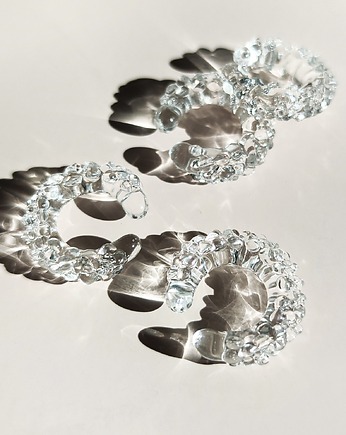 Szklana nausznica "Crystal"