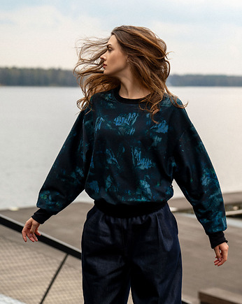 Fifi - Bawełniana bluza nieregularny wzór